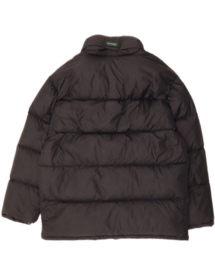HENRY COTTONS Mens Loose Fit Padded Jacket IT 48 Medium Black