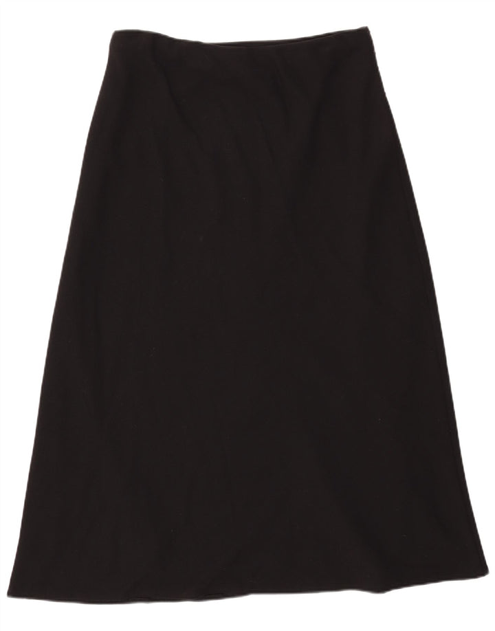 Marks & Spencer Womens A-Line Skirt UK 16 Large W33 Black Polyester