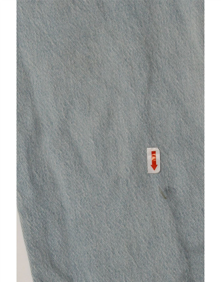 LEVI'S Mens 501 Straight Jeans W28 L32 Blue Cotton