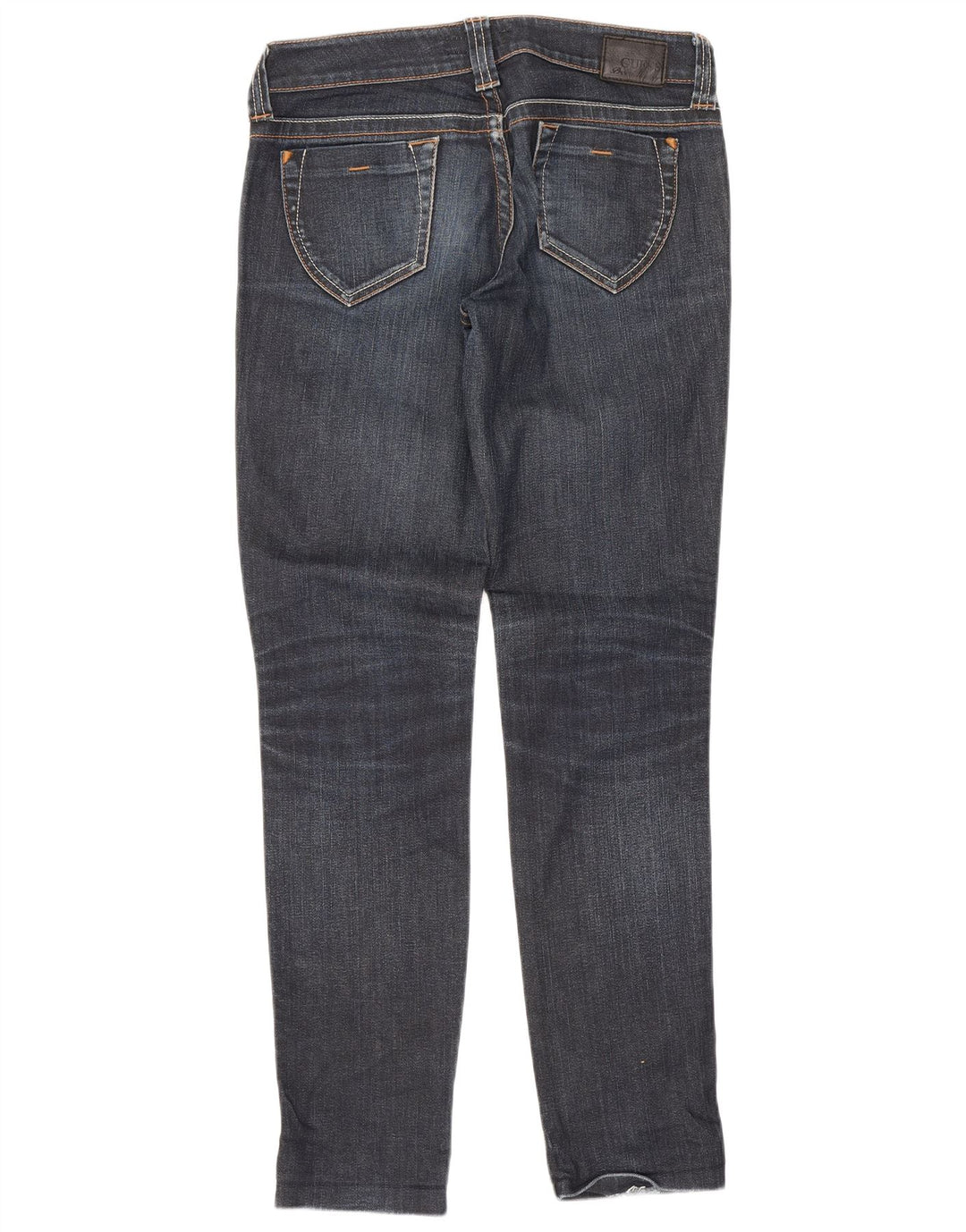 Guess Womens Slim Jeans W27 L29 Navy Blue Cotton