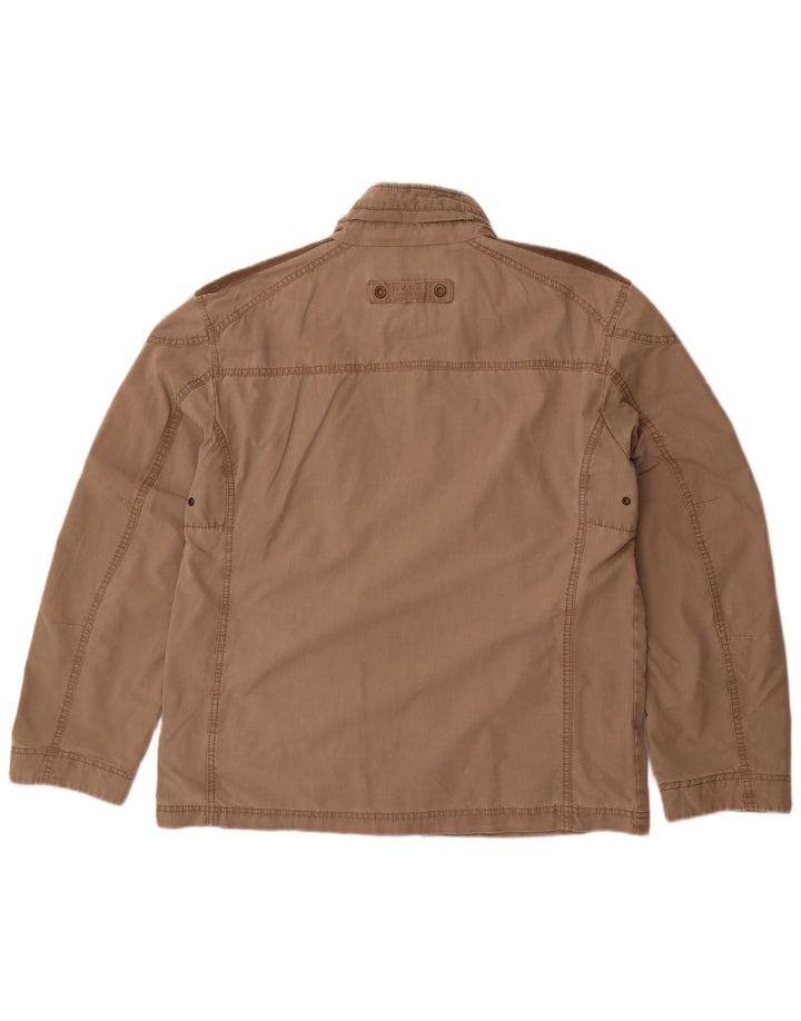 Camel Active Mens Utility Jacket UK 40 Large Beige Colourblock