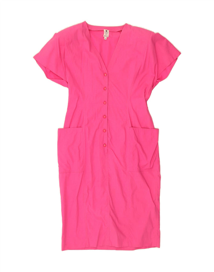 UNGARO Womens Sheath Dress UK 12 Medium Pink Vintage Ungaro and Second-Hand Ungaro from Messina Hembry 