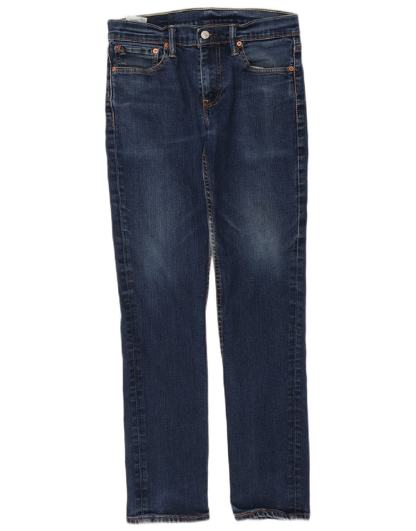 LEVI'S Womens 511 Slim Jeans W32 L29 Blue Cotton