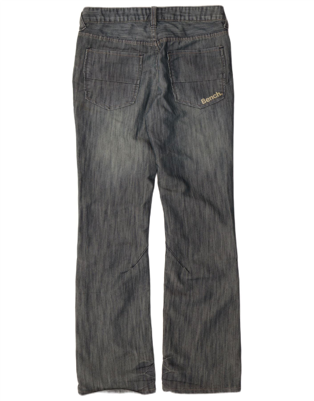 BENCH Mens Regular Fit Bootcut Jeans W32 L31  Blue Cotton