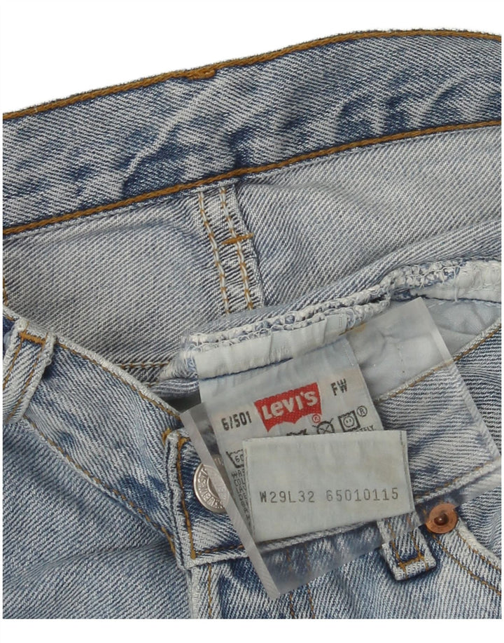 Levi's Mens 501 Denim Shorts W29 Medium Blue Cotton