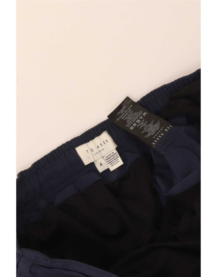 Ted Baker Mens Swimming Shorts Size 4 Large  Navy Blue Polyamide