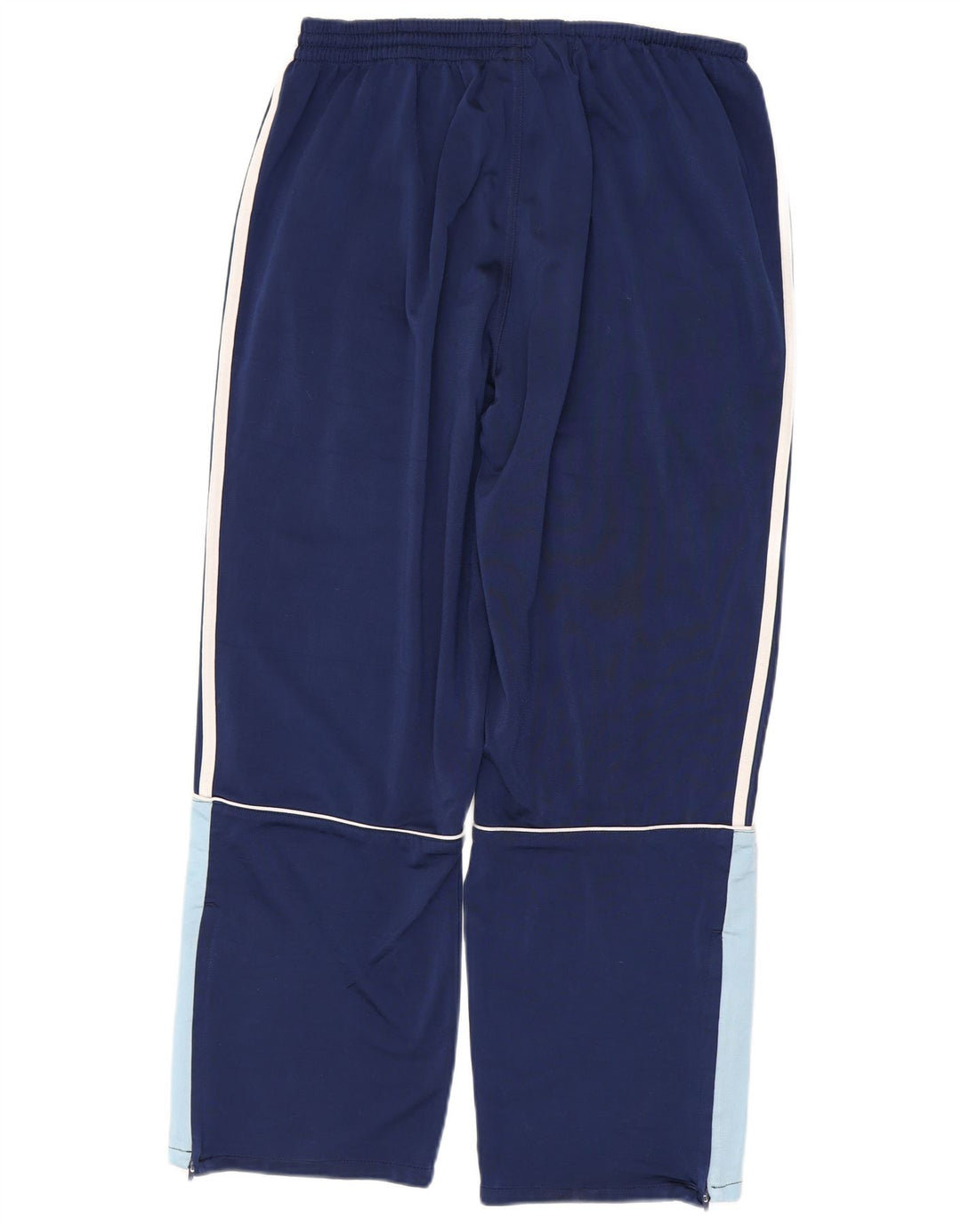 ADIDAS Mens Full Tracksuit UK 40/42 Medium Navy Blue Colourblock Polyester