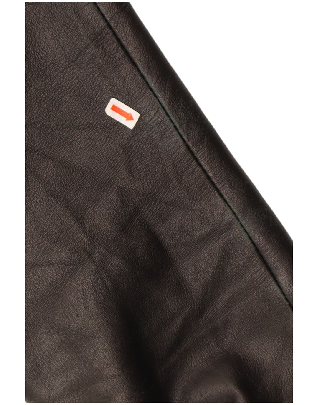 Vintage Womens Zip Leather Jacket IT 54 2XL Brown Leather