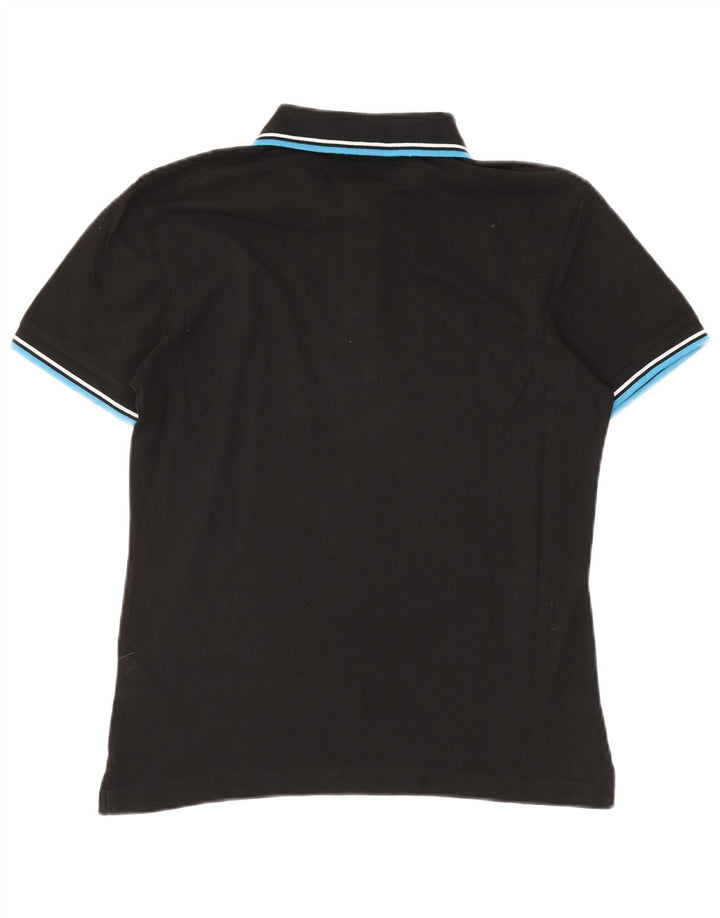 Diadora Mens Polo Shirt Small Black Cotton