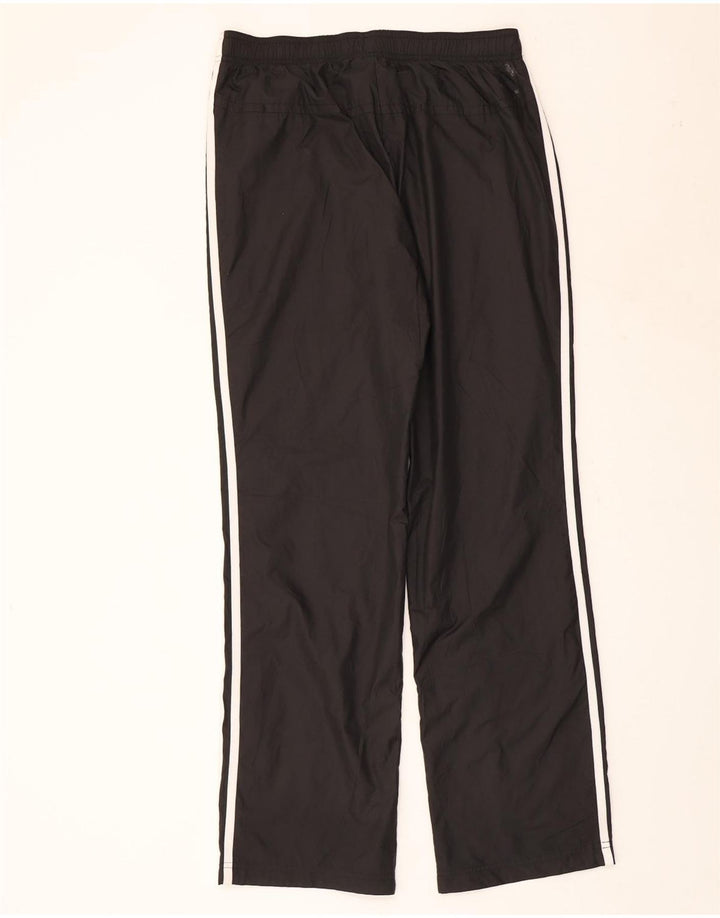 ADIDAS Womens Clima Proof Tracksuit Trousers UK 12 Medium Black Polyester