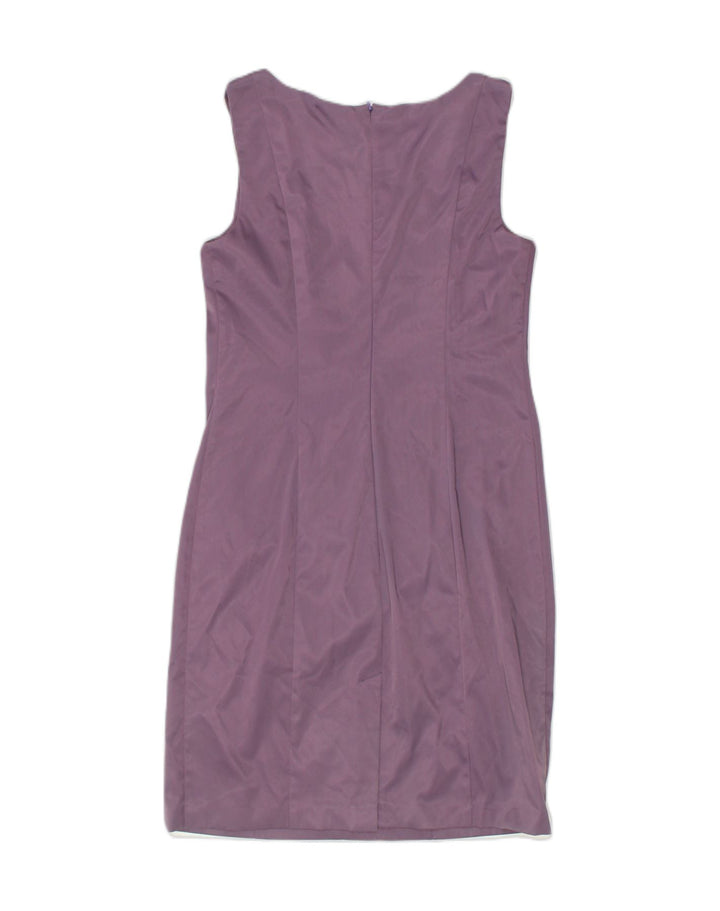 ESISTO Womens Sheath Dress IT 42 Medium Purple Nylon | Vintage Esisto | Thrift | Second-Hand Esisto | Used Clothing | Messina Hembry 
