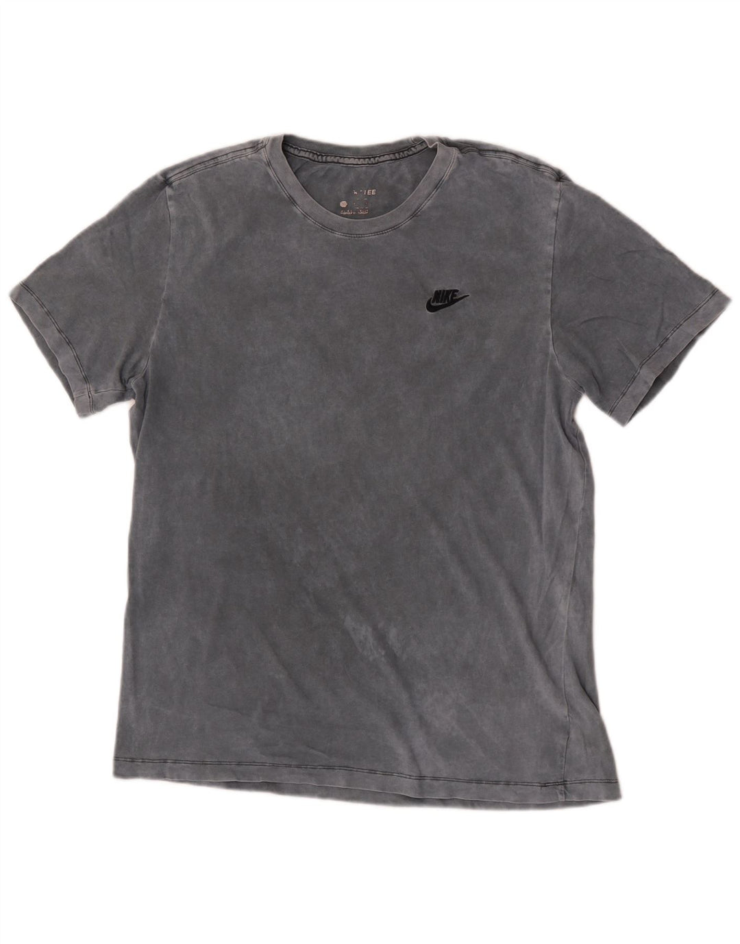 Nike Mens T-Shirt Top Large Grey Tie Dye Cotton