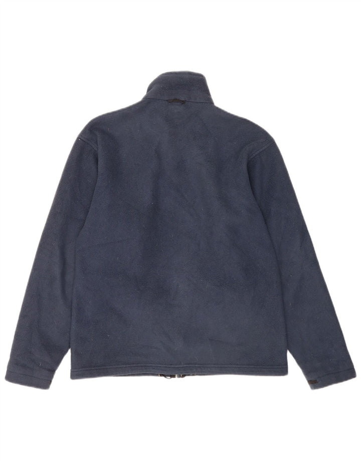Jack Wolfskin Boys Liner Fleece Jacket 13-14 Years Navy Blue Polyester