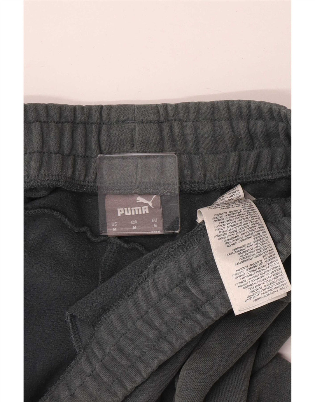 Puma Mens Tracksuit Trousers Joggers Medium Green Cotton