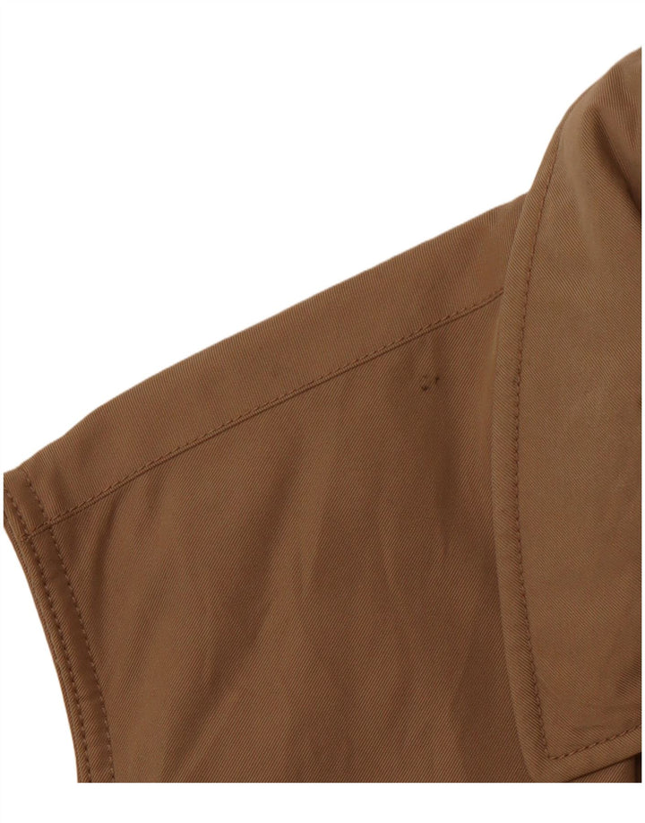 PAUL & SHARK Mens Utility Gilet UK 38 Medium Beige Nylon