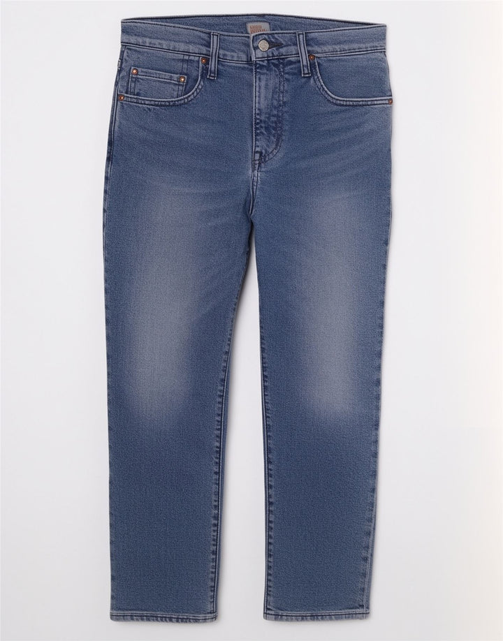 Levi's Mens 502 Straight Jeans W30 L30 Blue Cotton