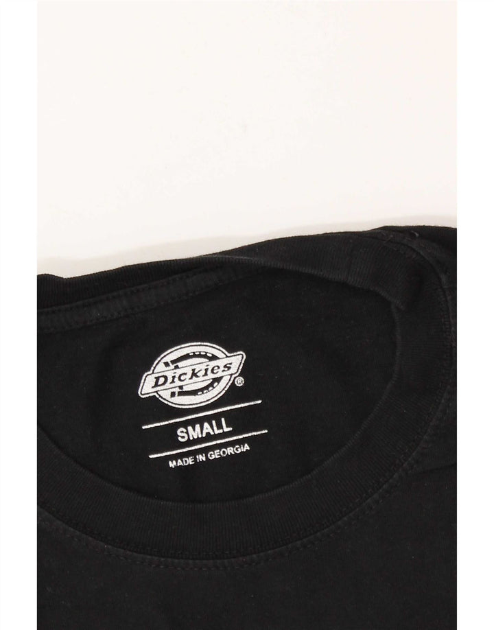 Dickies Mens T-Shirt Top Small Black