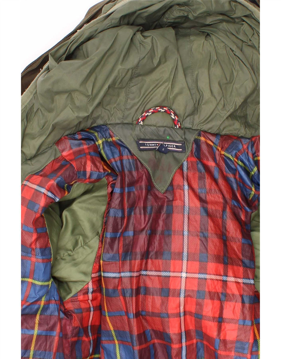 Tommy Hilfiger Boys Hooded Parka Jacket 5-6 Years Khaki Polyester