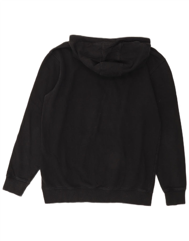 Vans Mens Graphic Hoodie Jumper Medium Black Cotton