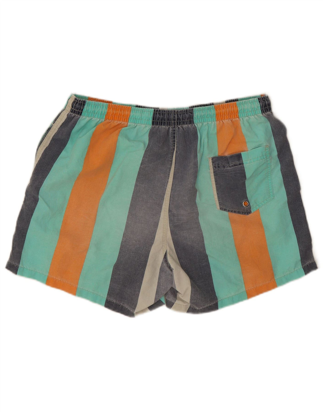 Zara Mens Swimming Shorts XL Multicoloured Striped