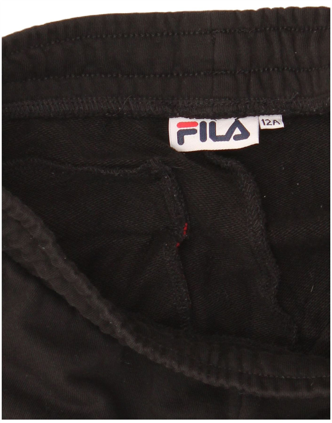 FILA Boys Graphic Tracksuit Trousers Joggers 11-12 Years  Black