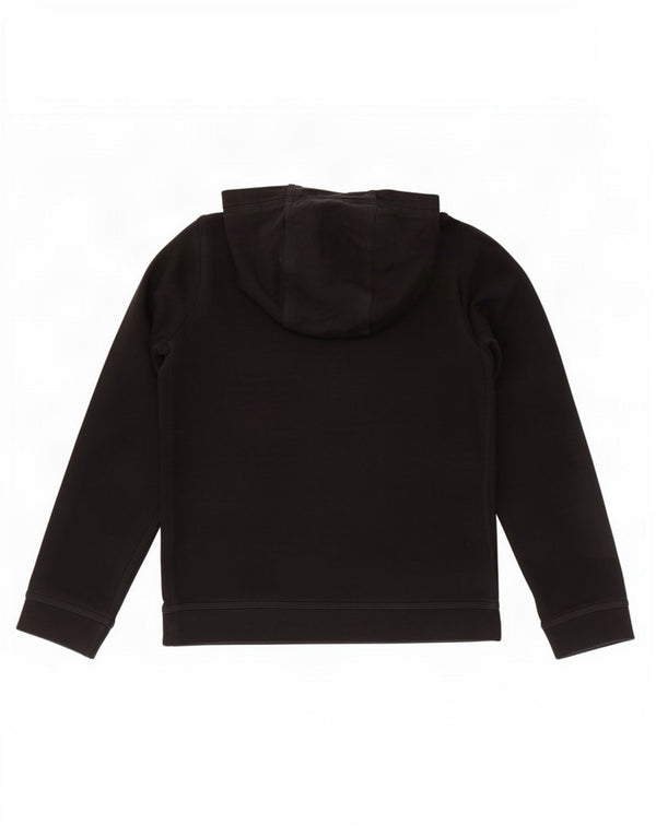 Nike Boys Hoodie Jumper 10-11 Years Medium Black Cotton