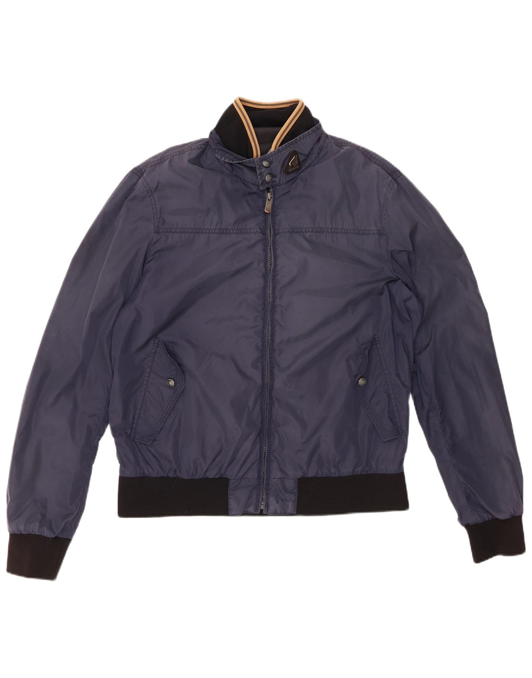 HOGAN Mens Bomber Jacket UK 42 XL Navy Blue