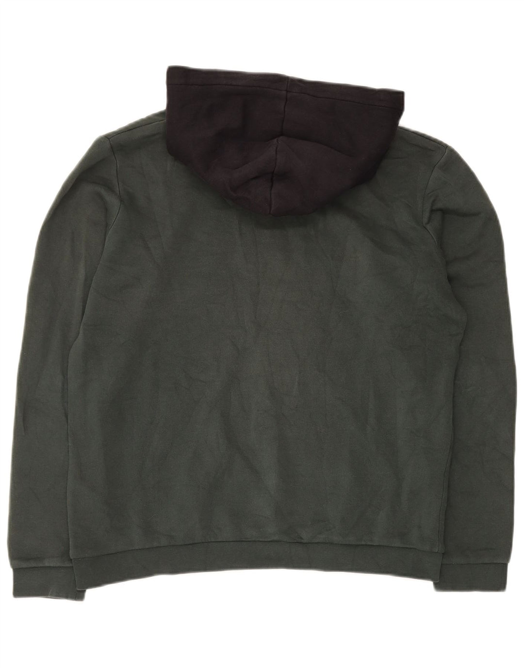 JACK & JONES Boys Graphic Hoodie Jumper 15-16 Years Green Colourblock