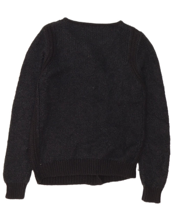 Marks & Spencer Womens Cardigan Sweater UK 12 Medium Black