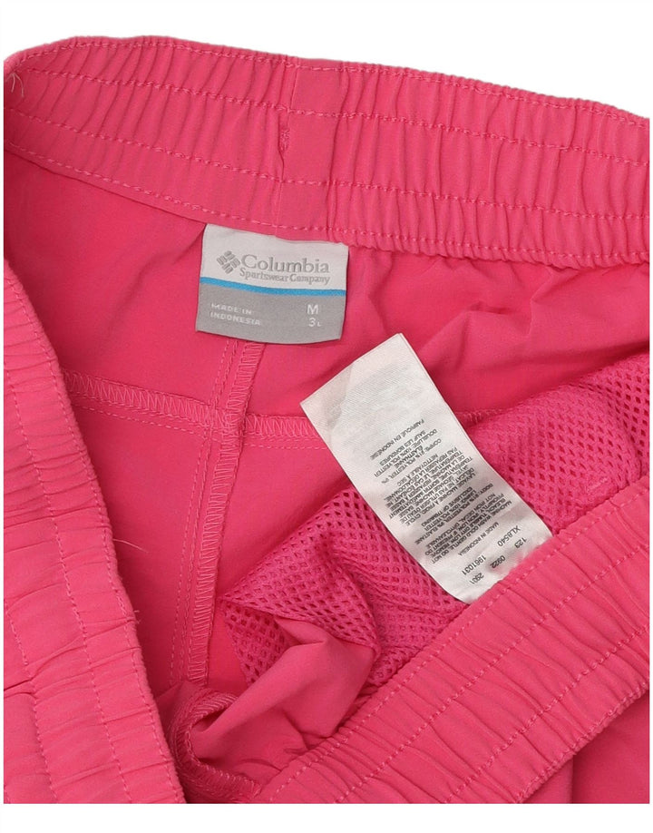 COLUMBIA Womens Swimming Shorts UK 14 Medium  Pink Polyester