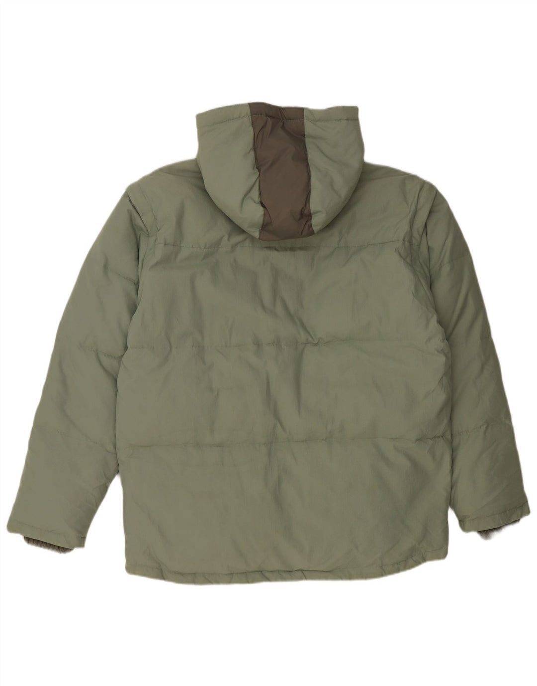 Fila Mens Hooded Padded Jacket UK 40 Large Green Polyamide