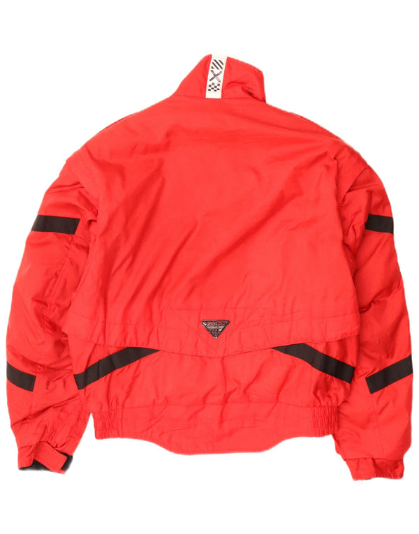 Spidi Mens Motorstyle Racing Jacket UK 36 Small Red Colourblock Polyamide