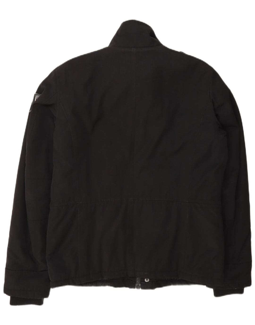 Bomboogie Mens Military Utility Jacket UK 40 Large Black Polyester