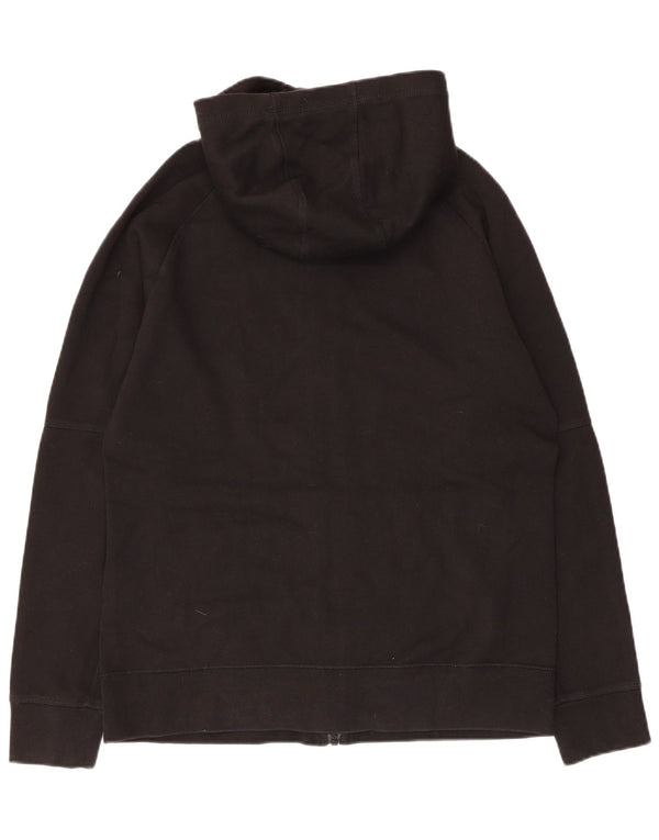 Superdry Mens Zip Hoodie Sweater Small Black Cotton