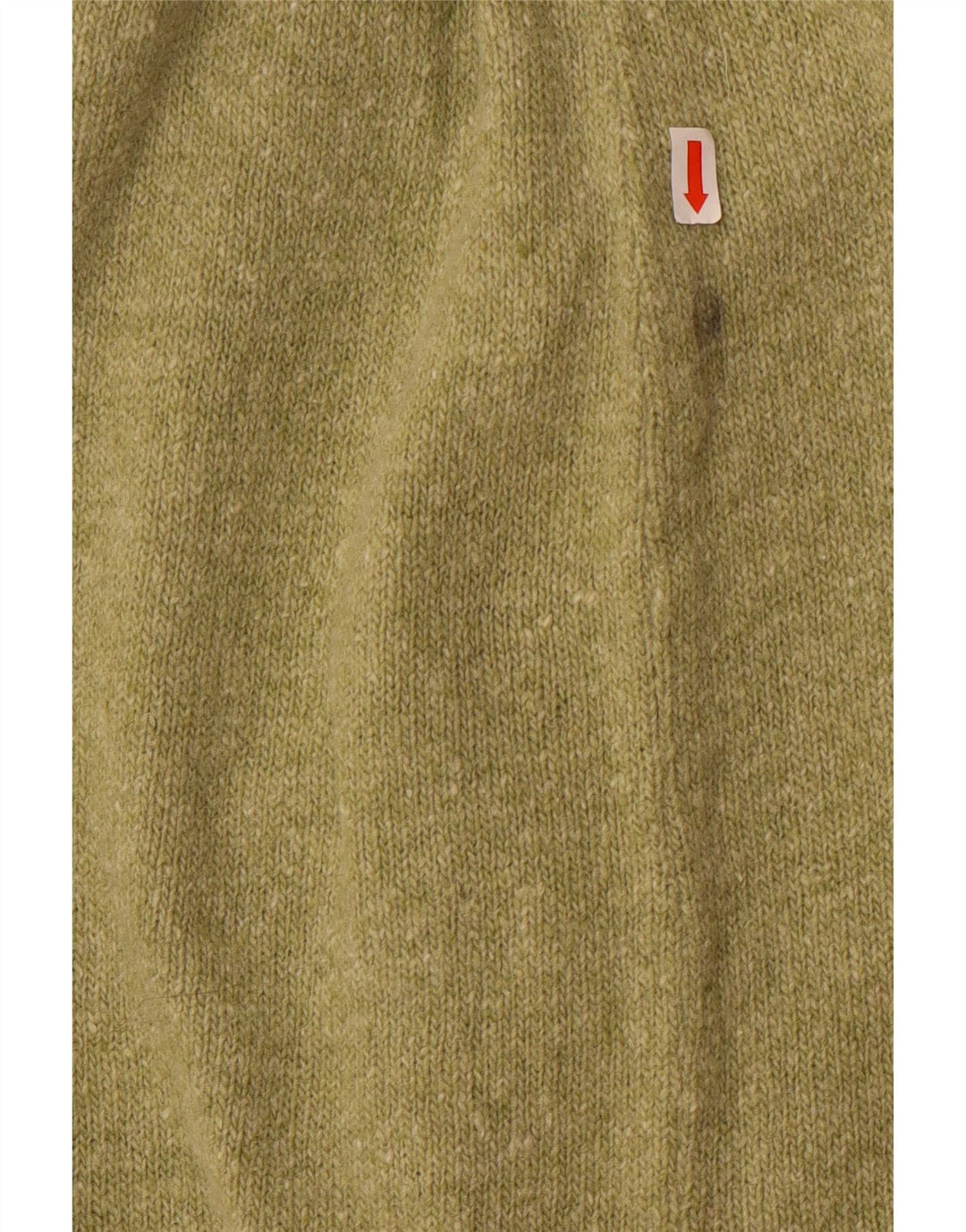 Vintage Womens Knit Midi Skirt Medium W28 Green Wool