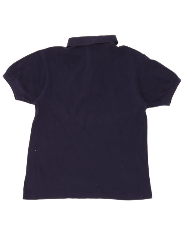 Lacoste Boys Polo Shirt 13-14 Years Navy Blue Cotton