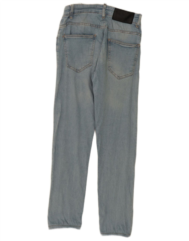 ZARA Womens Slim Jeans W29 L26 Blue Cotton