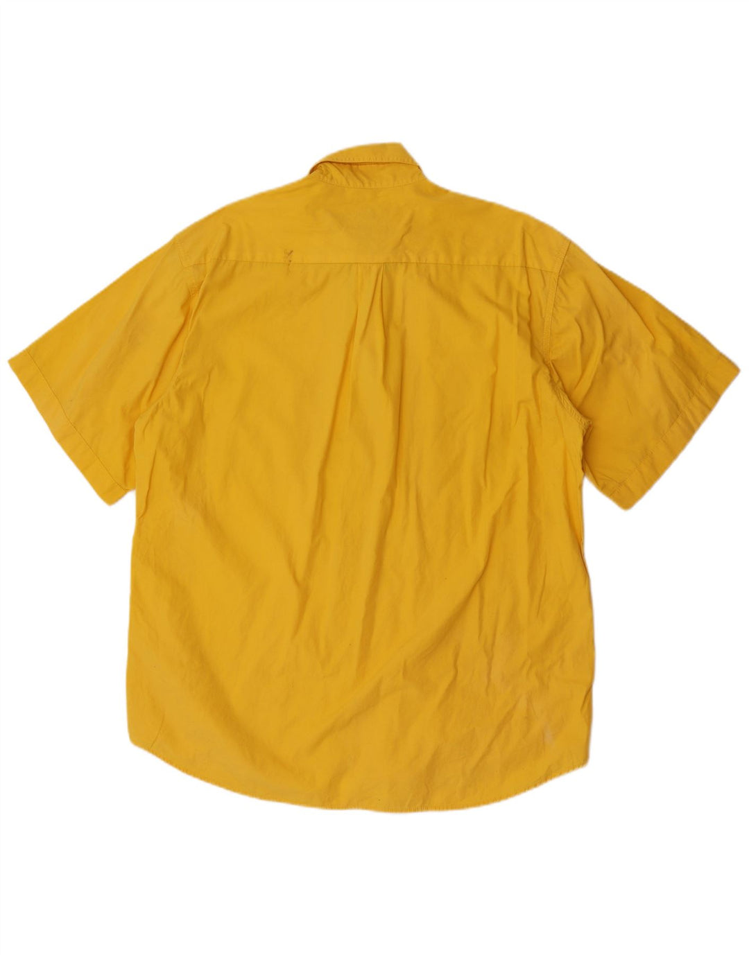 Levi's Mens Short Sleeve Shirt Large Yellow Cotton