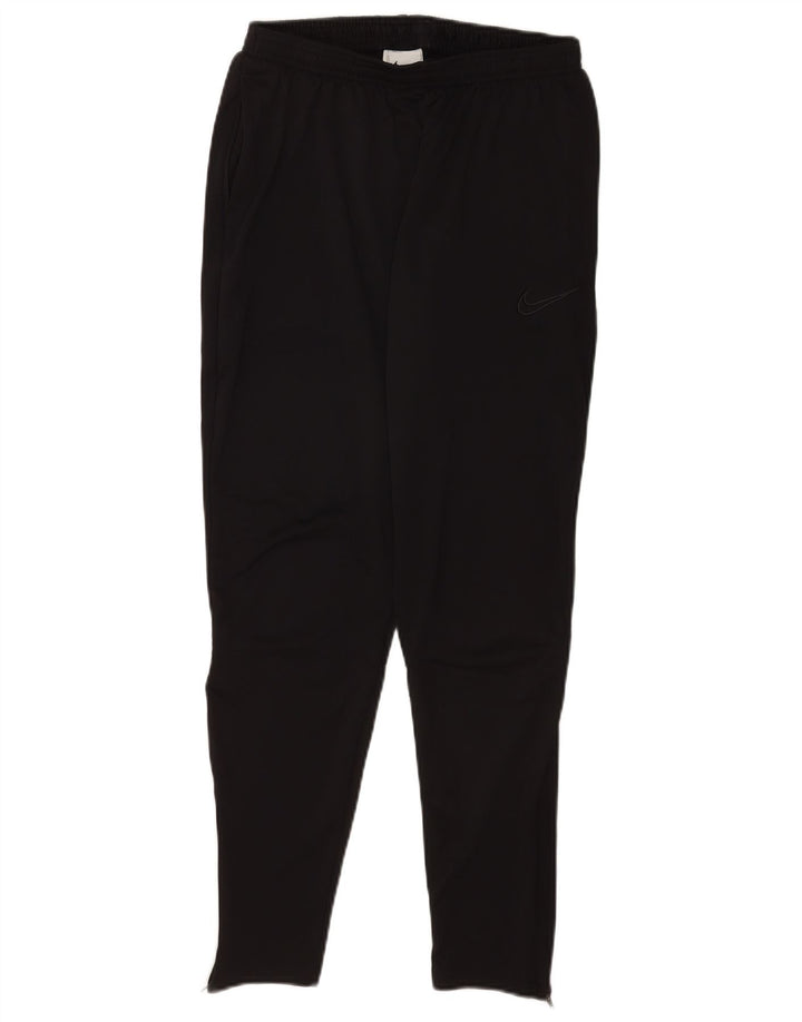 Nike Mens Dri Fit Tracksuit Trousers Large Black Polyester