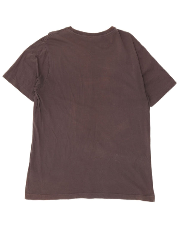 KAPPA Mens Graphic T-Shirt Top Large Brown Cotton