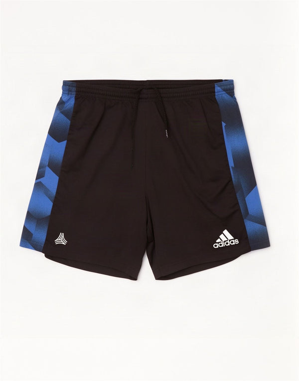 Adidas Mens Climalite Sport Shorts Medium Black Geometric Polyester