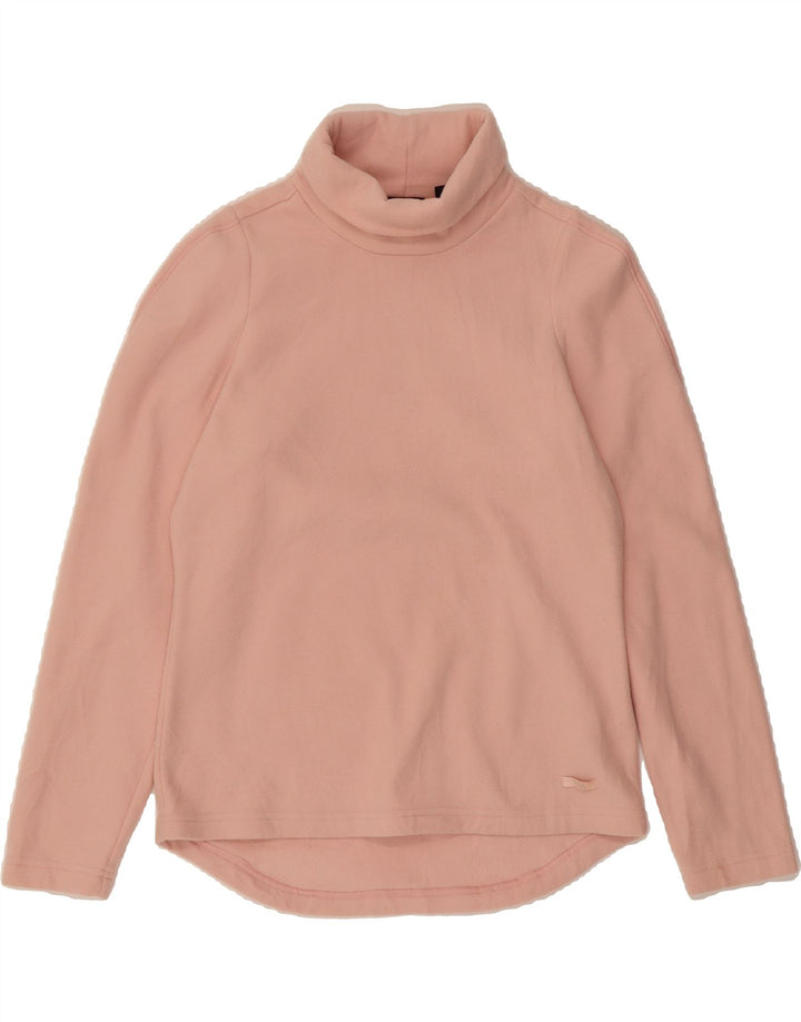 FILA Womens Roll Neck Fleece Jumper UK 14 Large Pink Polyester Vintage Fila and Second-Hand Fila from Messina Hembry 