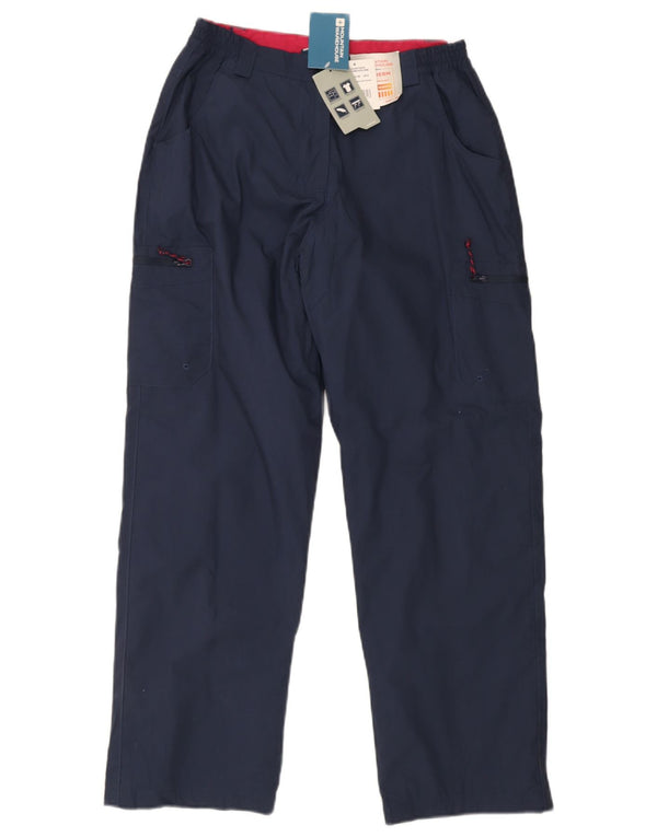 Mountain Warehouse Womens Windbreaker Trousers UK 10 Small W30 L28 Navy Blu