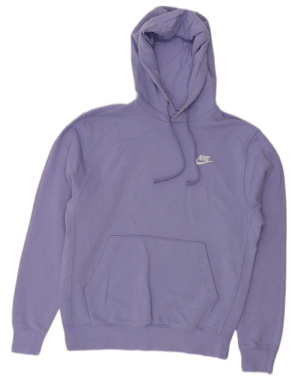 Nike Mens Hoodie Jumper Small Purple Cotton