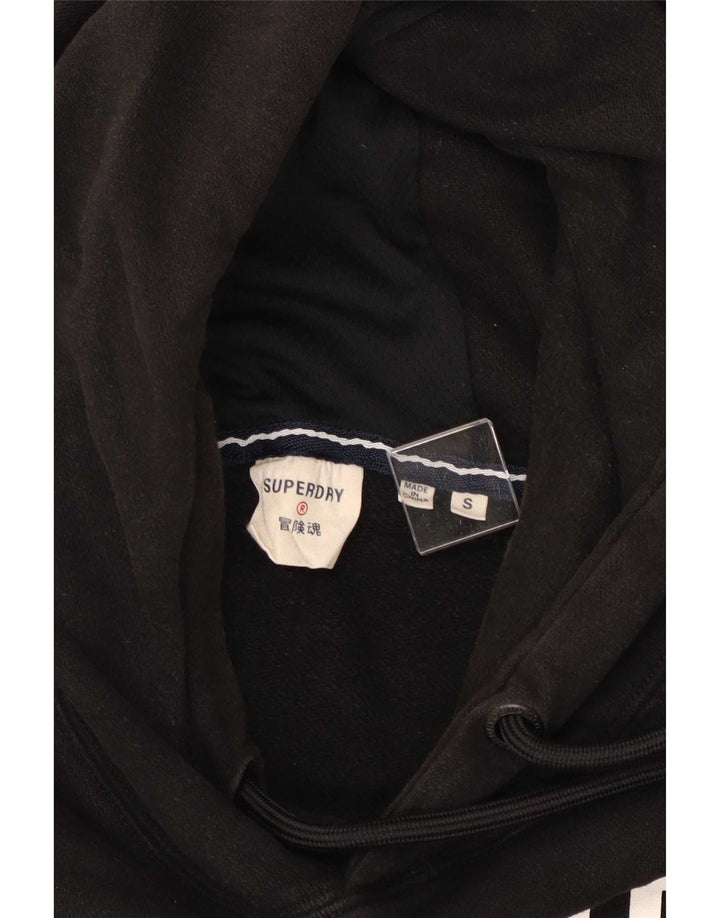 Superdry Mens Graphic Hoodie Jumper Small Black