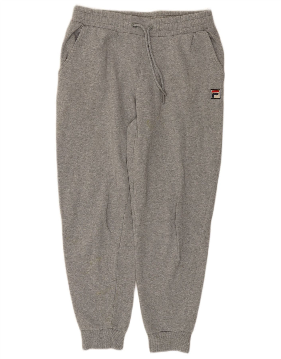 FILA Womens Tracksuit Trousers Joggers UK 10 Small  Grey Cotton