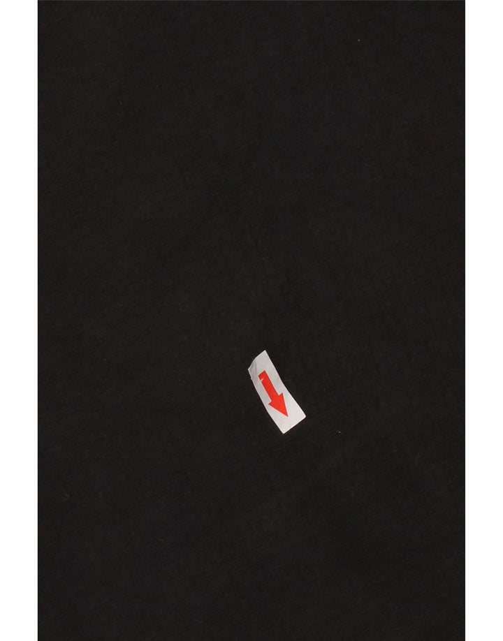 NIKE Womens T-Shirt Top UK 14/16 Large Black Cotton