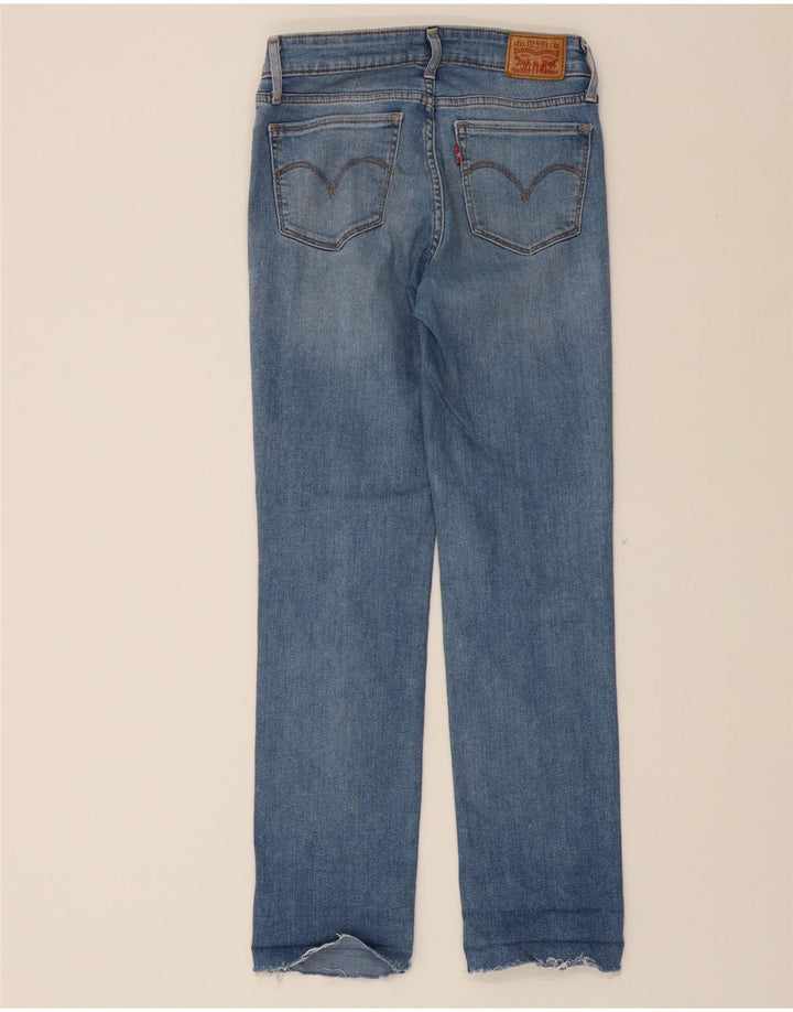 LEVI'S Womens 714 Straight Jeans W26 L25 Blue Cotton Vintage Levi's and Second-Hand Levi's from Messina Hembry 