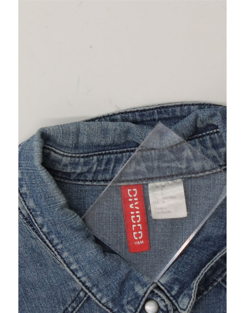 H&M Womens Denim Shirt EU 38 Medium Blue Cotton Vintage H&M and Second-Hand H&M from Messina Hembry 
