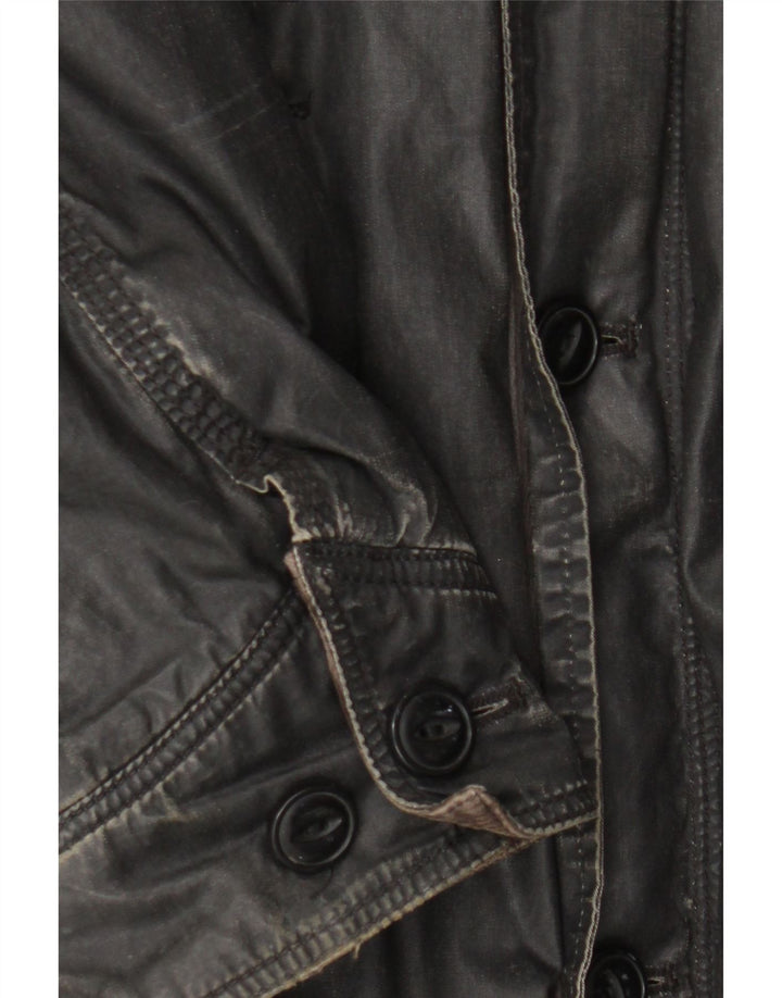 Levi's Mens Military Jacket UK 40 Large Black Cotton